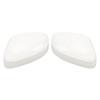 Side Mirror Cap Cover White Protective Weather Resistant Rearview Door Wing Mirror Housing for Focus