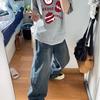 Summer New Cotton Short-sleeved T-shirt Women's Design Sense Niche Loose Oversize American Half-sleeved Top