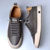 Fashion Brand Men's  Leather Wear-resistant Low Top Casual Shoes Trend Sneakers Men's Business Walking Flat Shoes Zapatillas Hombre