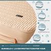 Soft Waterproof Bed Cover Double Queen King Couple Bed Fitted Sheet Breathable Noiseless Washable Bed Mattress Cover Protector