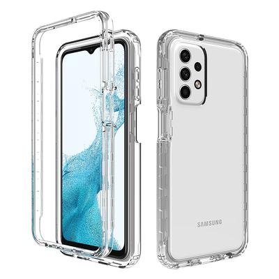 Anti-Drop Çift Katmanlı Yumuşak Coque Kılıf Samsung Galaxy A23 A14 A53 A33 A13 A73 A54 A34 S23 Ultra S22 Artı S21 S20 Fe Yumuşak Çanta