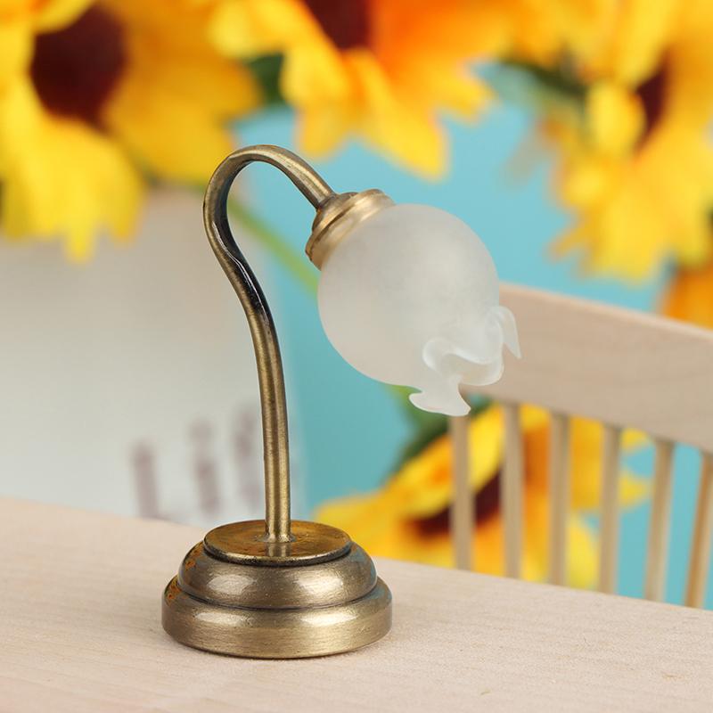 1:12 Lámpara de Escritorio Miniatura para Casa de Muñecas Lámpara LED Lámpara de Pared Lámpara de Techo Decoración de Muñecas Juguete