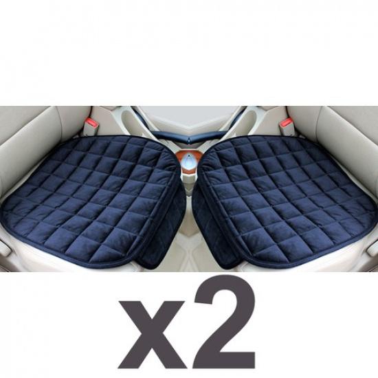 2x Front Seat Covers Breathable Pad Mat Cushion Surround Car Protector Universal