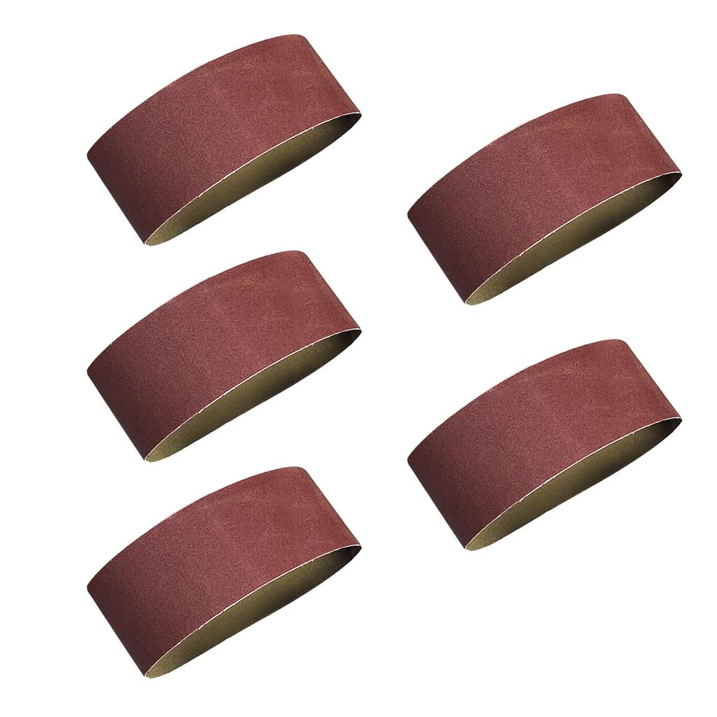 5PCS 40800 Grit Sanding Belt Set Aluminum Oxide Abrasive Paper 75x457mm for Wood Metal Plastic Sanding Machines