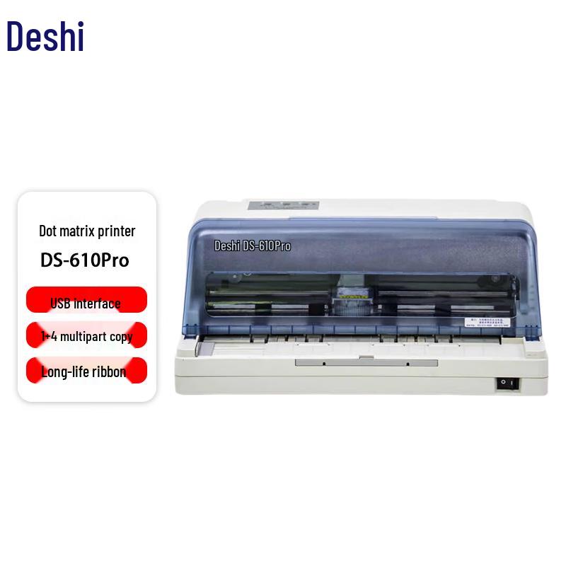 Dascom 24-Pin Dot Matrix Printer CN Plug (adapter Included)