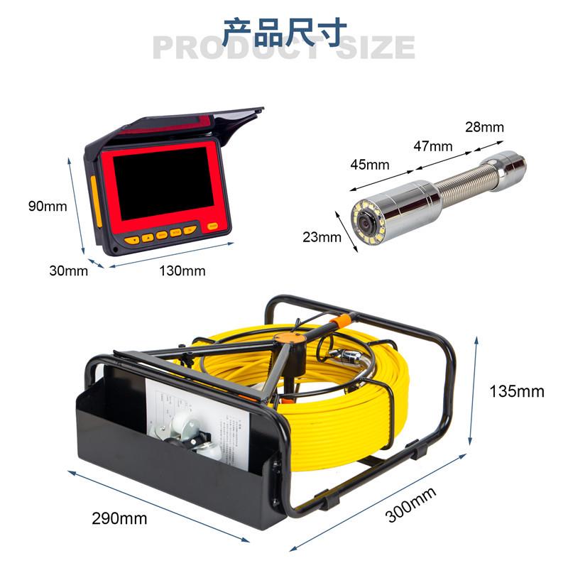 SyanSpan HD Waterproof Industrial Pipe Endoscope for Underwater Inspection