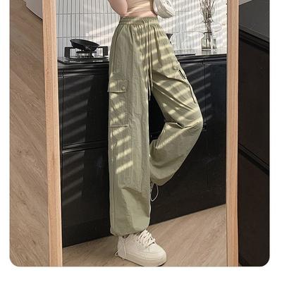 Pantaloni da lavoro alla moda estivi per donna, larghi e comodi