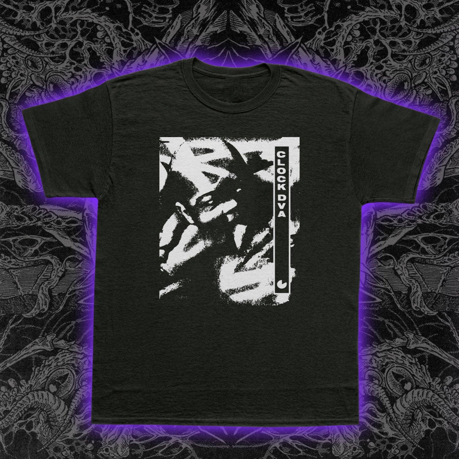 Clock DVA T-Shirt Mens Womens Tees Top EBM Industrial Darkwave Post-Punk Music Tee S-5XL M