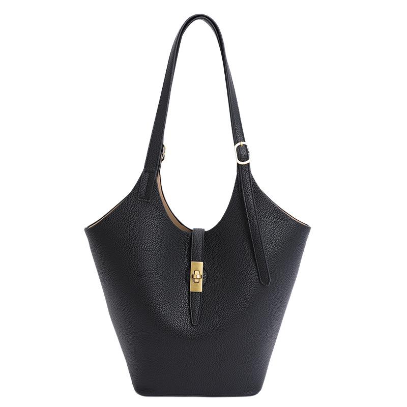 Large Capacity Bag Women's 2025 New Summer Women's Shoulder Underarm Mother Bag Portable Work Commuter Tote Bag