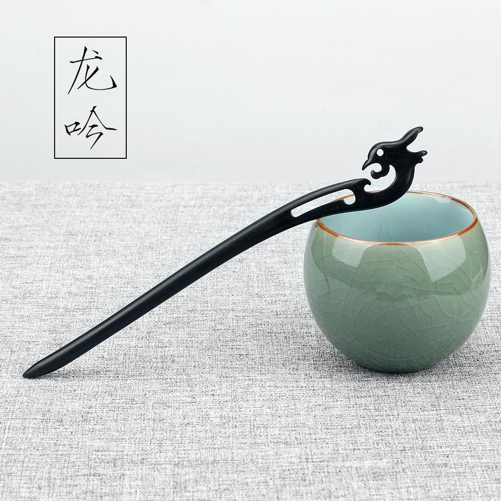 47Style Retro Sandalwood Hair Clip Hairpin Chinese Ancient Carved Wooden Chopstick Hair Stick Cosplay Party Headwear Accessories