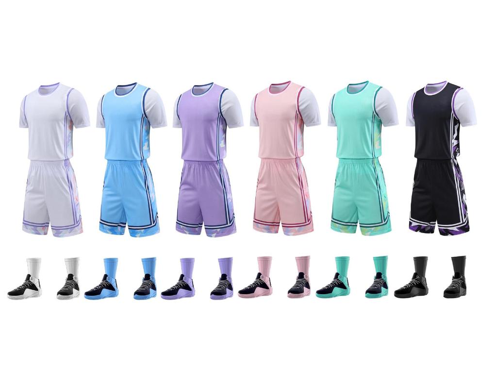 Basketball Uniform Set 281: Adult Unisex Two-Piece Look