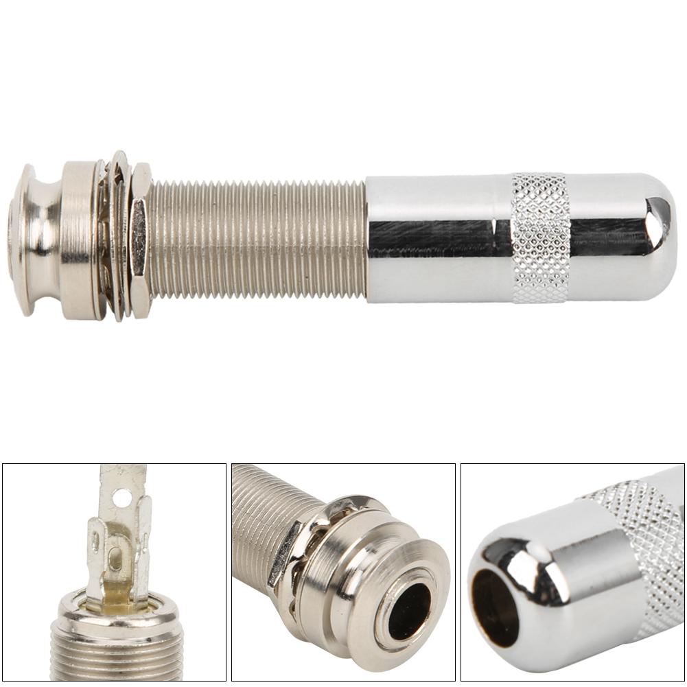 Guitar End Pin Endpin 1 4in Threaded Cylinder for Guitar Strap Closure Connector and Bass Accessory