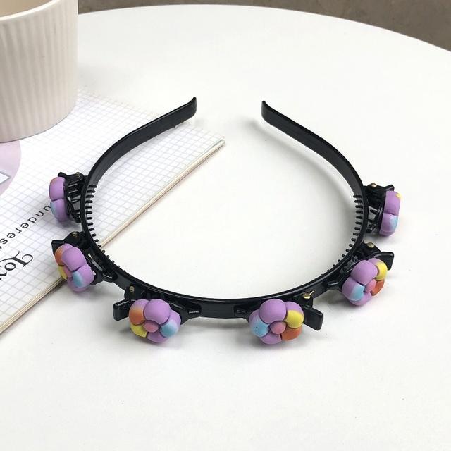 Braided Hair Bands for Girls Hair Hoop Headwear Female Flower Love Fruit Headwear Women New Fashion Hair Accessories