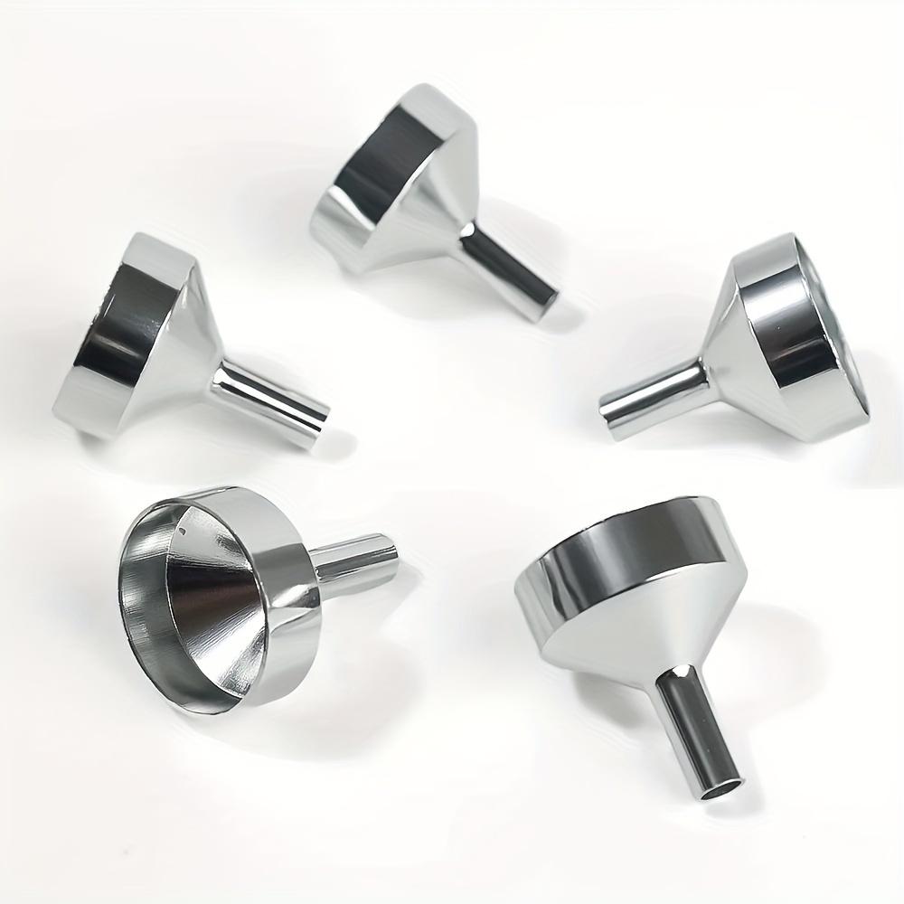 Mini Metalltrichter-Set zum einfachen Einfüllen - Hitzebeständig und Multifunktional, Erhältlich in Silber, Gold