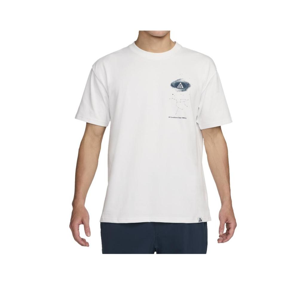 Nike Brand Logo ACG Men's Short Sleeve T-Shirt White FZ5276-121