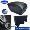 For Countryman R53 R56 R57 R58 R60 Car Armrest Box For MINI Cooper Armrest Box Retrofit Parts Car Accessories