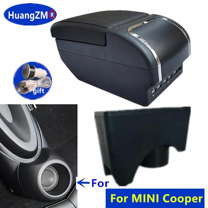 For Countryman R53 R56 R57 R58 R60 Car Armrest Box For MINI Cooper Armrest Box Retrofit Parts Car Accessories