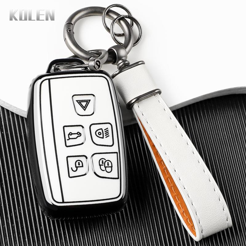 Premium TPU Car Remote Key Case Cover Shell For Land Rover Range Rover Sport Evoque Freelander 2 Jaguar XE XJ XJL XF C-X16 V12