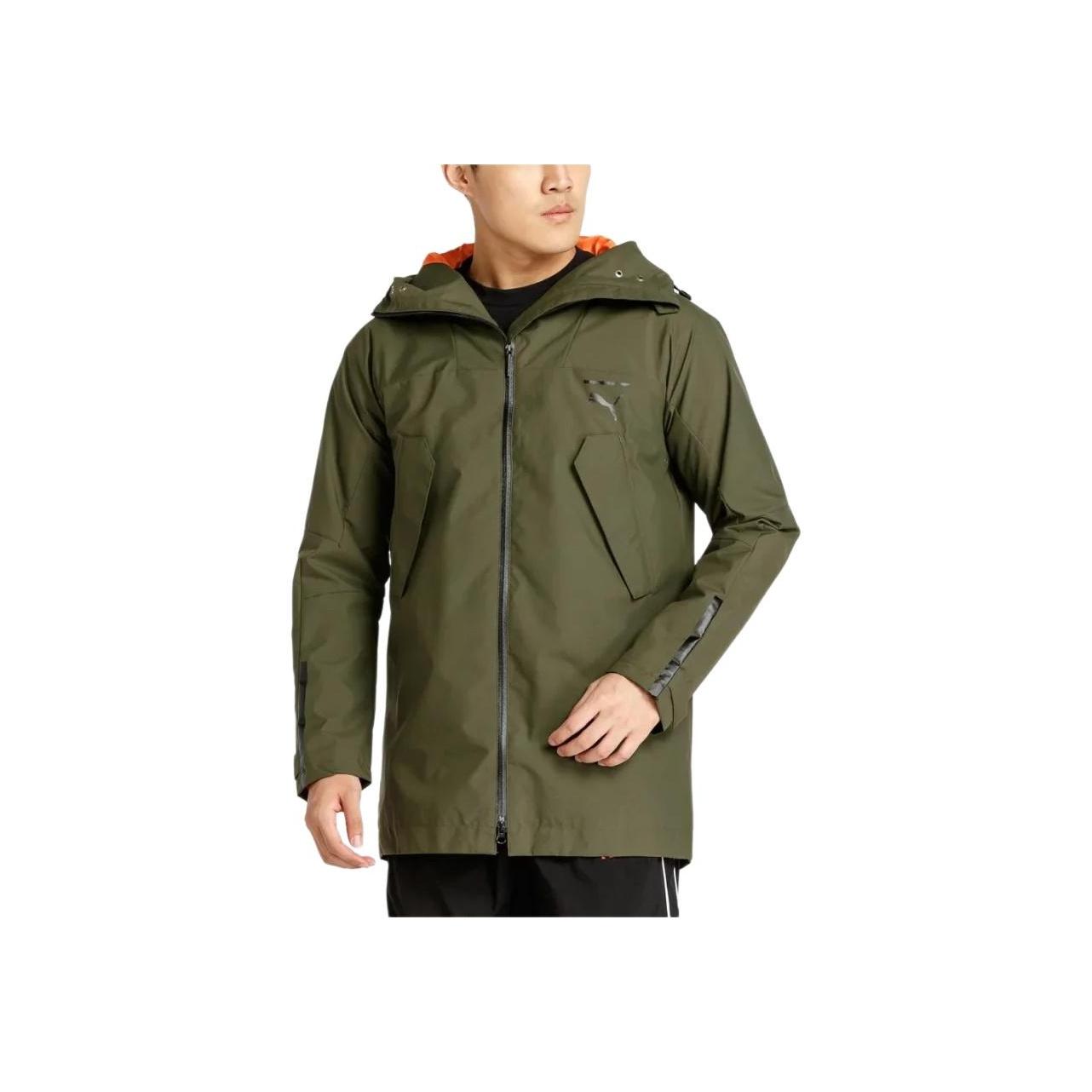 

Puma Casual Windbreaker Jacket Men Outerwear Green 577662-15 S