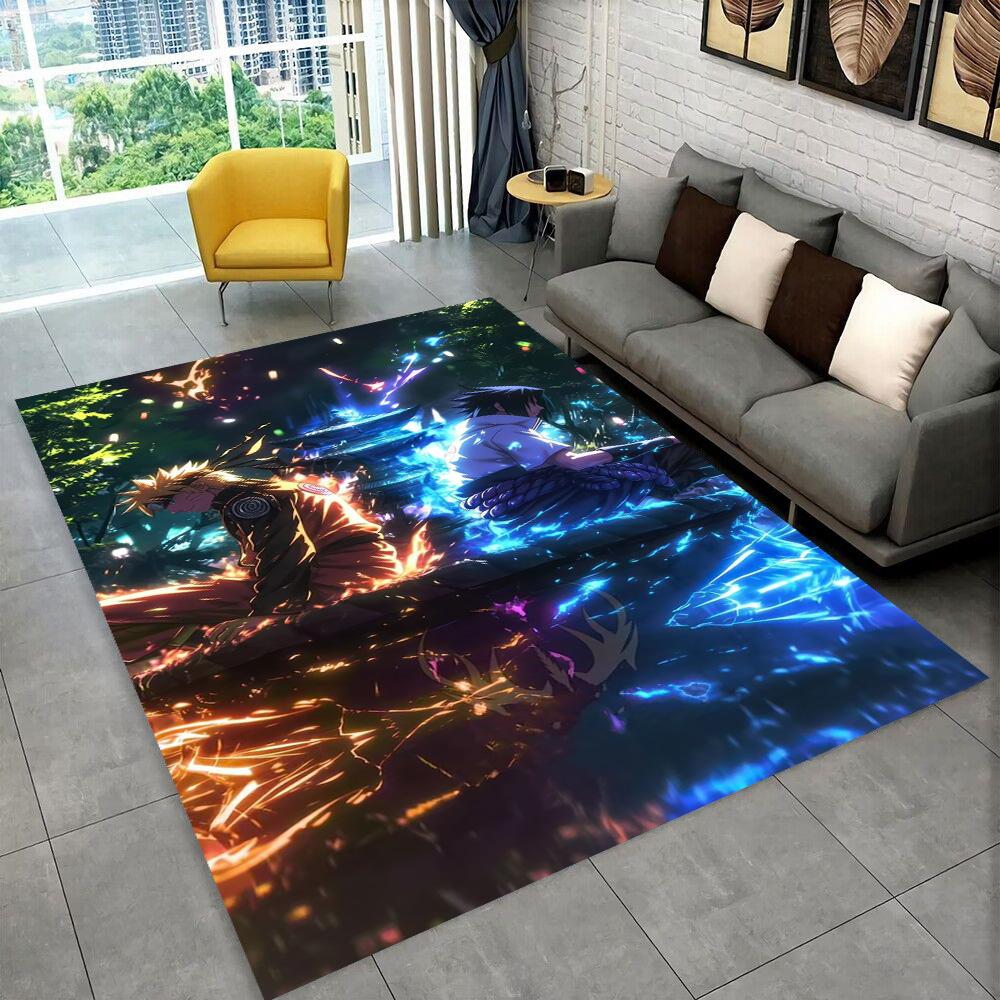 3D N-Naruto Cartoon Anime I-Itachi Carpet Rug for Playroom Bedroom Living Room Sofa Home Decor,kids Area Rug Non-slip Floor Mat