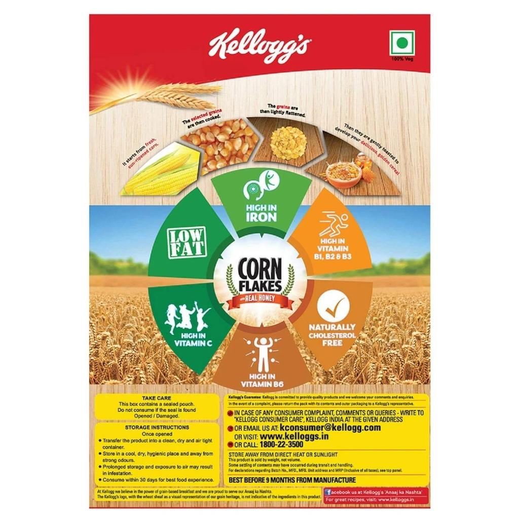 Kellogg's Cornflakes Real, Μέλι | 300 γρ