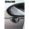 New 2 In 1 Car Convex Mirror&Blind Spot Mirror Adjustable Rear View Mirror Wheel L+R