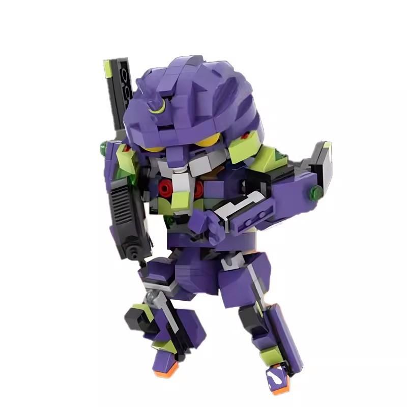 

M Mecha Exoskeleton Robot Eva-001 Zero Machine Compatible Lego Puzzle Assembly Building Block Toy Gift