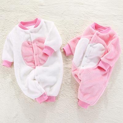 Newborn Baby Spring Winter Clothes Infant Jacket for Girls Jumpsuit for Boys Soft Flannel Bebe Romper Baby Clothes