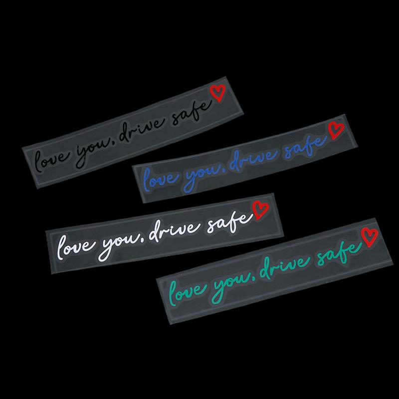 Love You Drive Safe Car Mirror Stickers Affectionate Reminder Heartfelt Safety Reminder For Women Drivers Car Interior Sticker