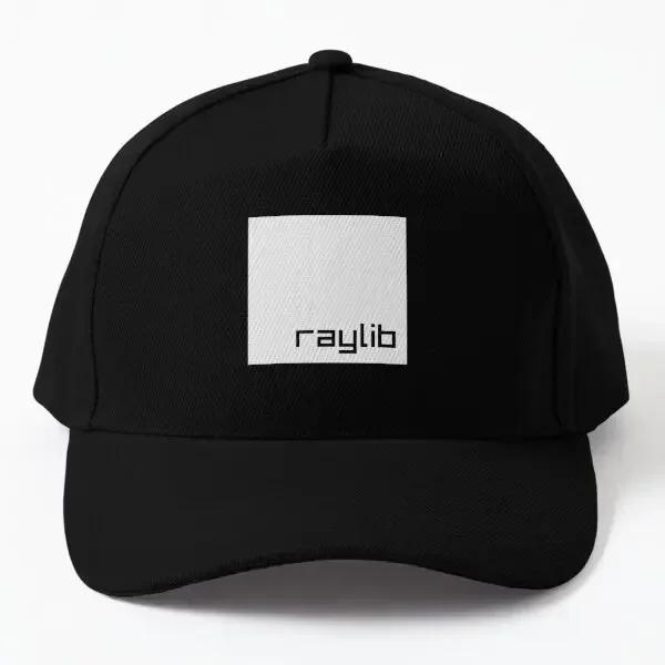 

Raylib Merch Baseball Cap Hat Casquette Summer Printed Czapka Black Women Hip Hop Snapback Solid Color Casual Outdoor Mens Black