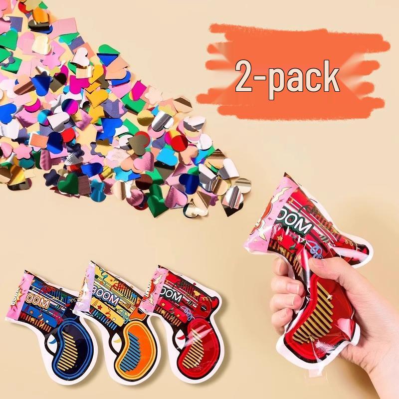 Automatic Inflatable Confetti Gun - Party & Wedding Prop, Handheld Cannon