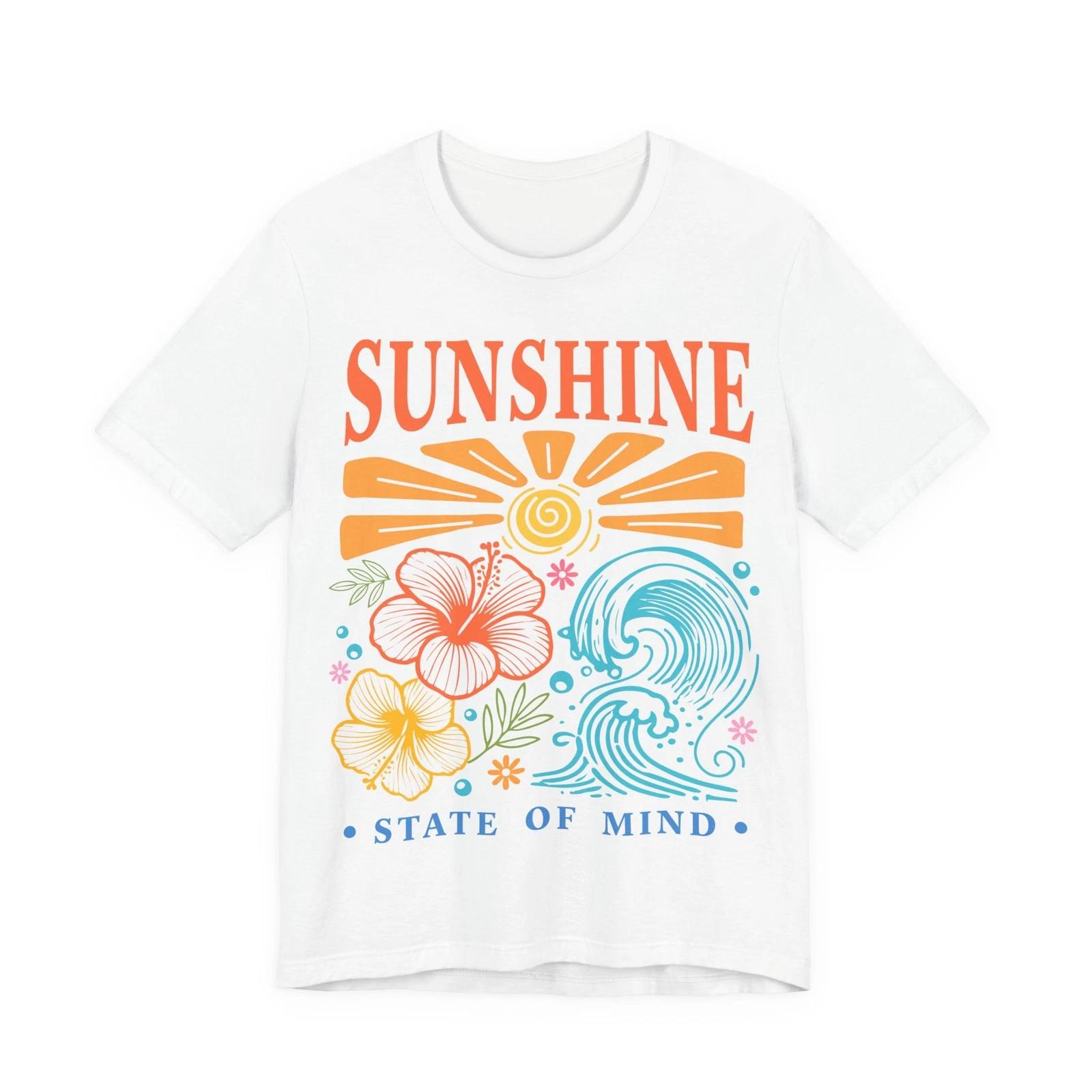 

Sunshine State Tee | Summer Beach Shirt Sun Lover Gift M