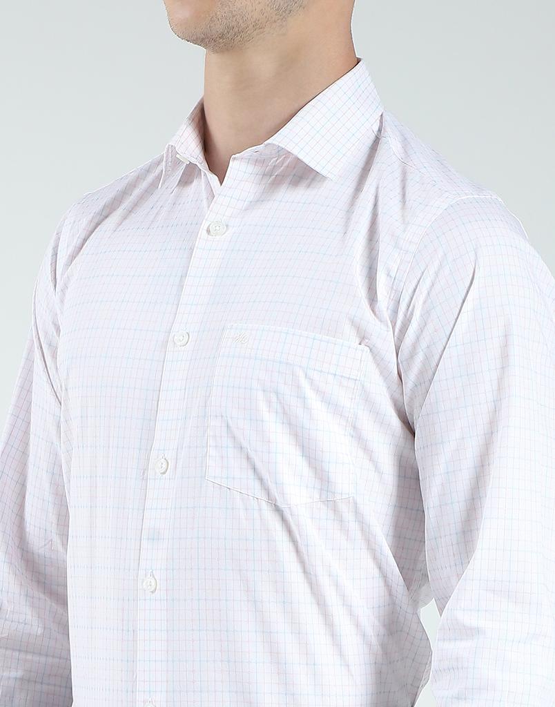 Men's Regular Fit Checkered Shirt | Full Sleeves | Spread Collar | Front Pocket | Stylish & Casual Shirt for Men