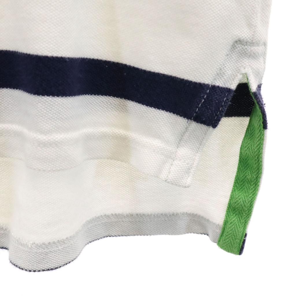 Polo by Ralph Lauren Border Pattern Short sleeve CUSTOM FIT Lager shirt Men's Used