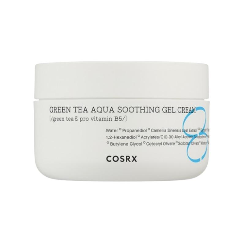 COSRX Hydrium Green Tea Aqua Soothing Gel Cream 50ml – Lightweight Cooling Gel Moisturizer,Water-Gel Texture for Fresh & Calm Skin