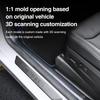 Heenvn For Tesla Model Y Juniper 2025 2026 Car Front Rear Door Sill Protective Pad Cover 10Pcs Guard Threshold Bumper Strips