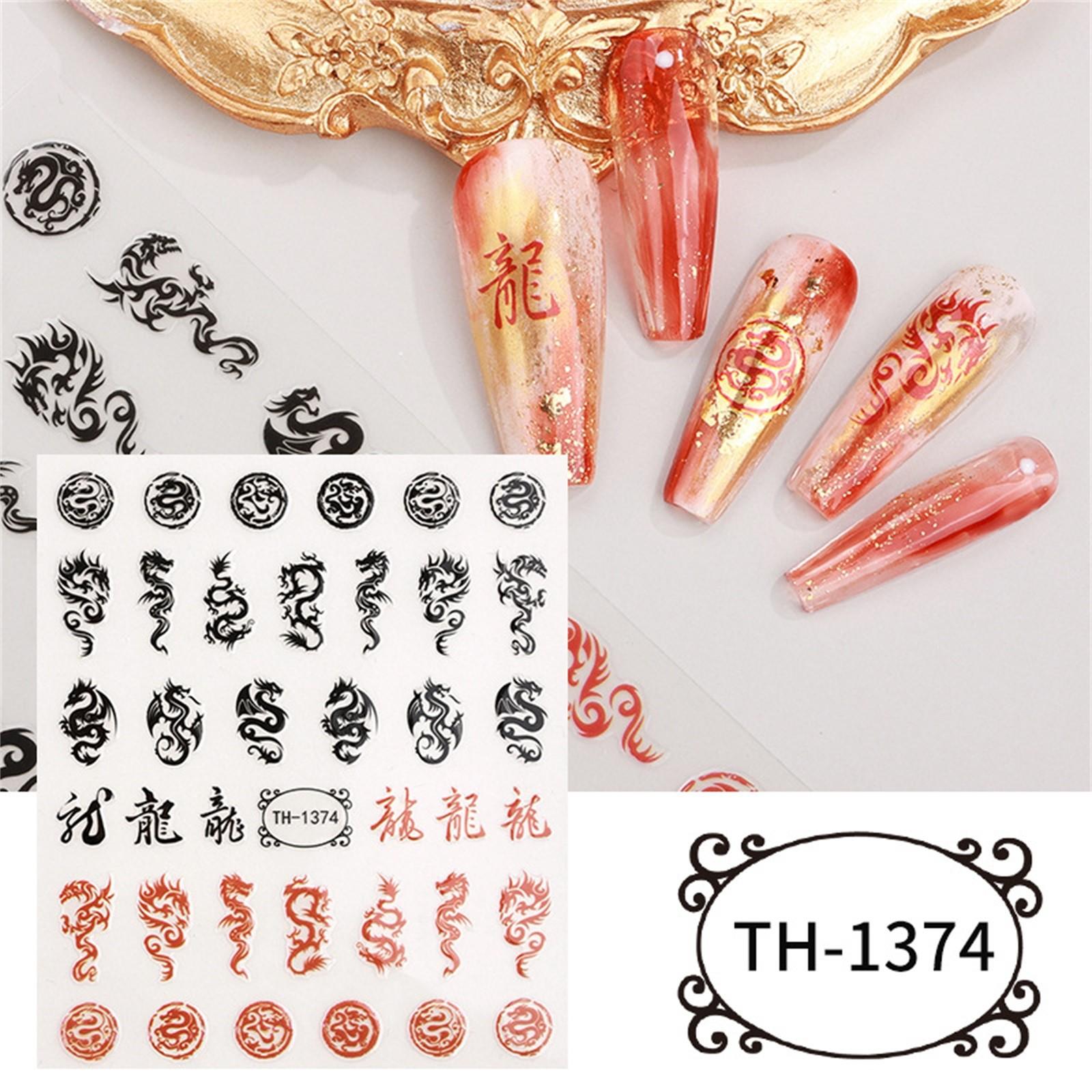 

Водонепроницаемые наклейки для ногтей - самоклеящиеся наклейки для ногтей для женщин и девочек One Size