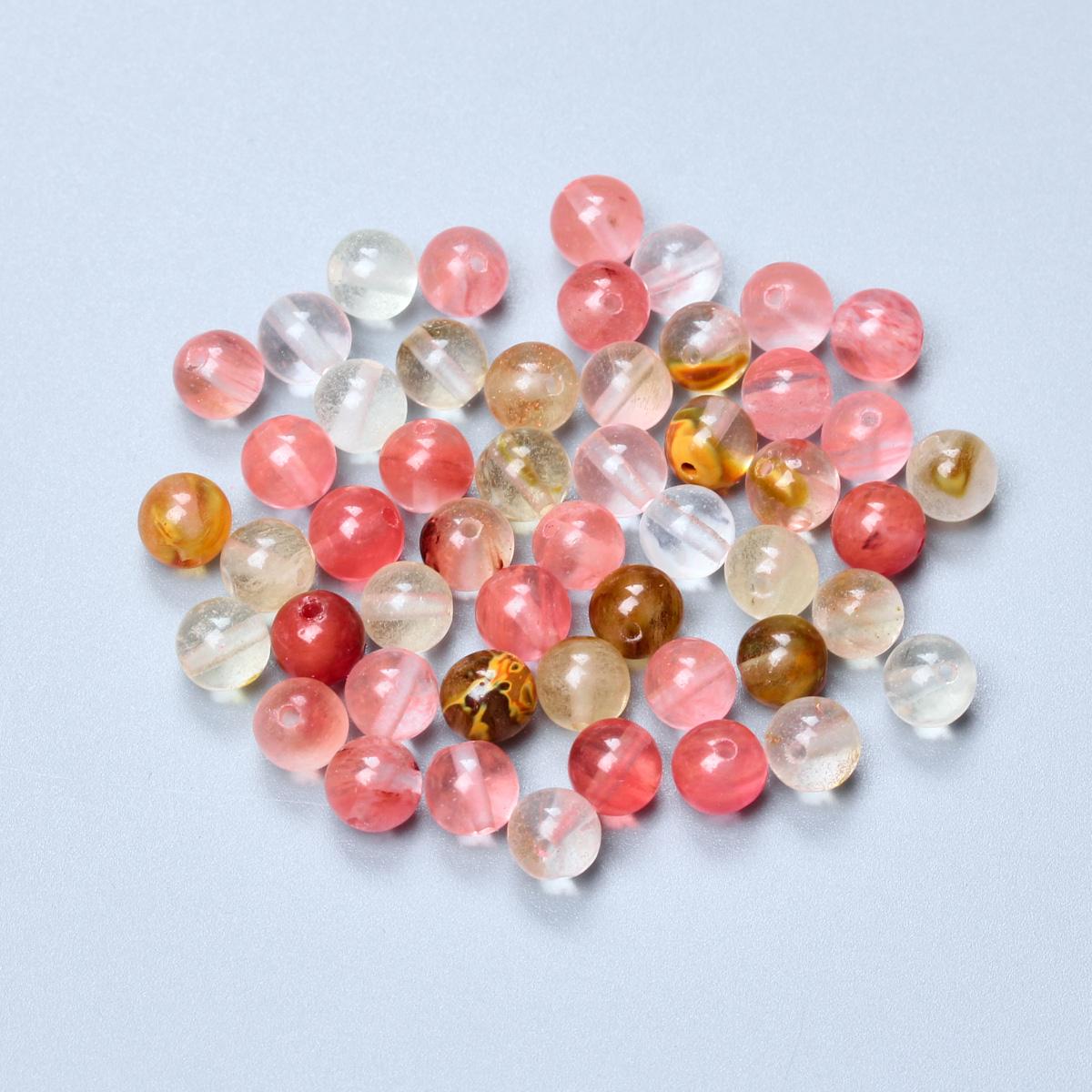 

Гладкие круглые свободные бусины 30-60 шт. DIY браслет бусины аксессуары для изготовления ювелирных изделий для девочек 4 мм/6 мм/8 мм/10 мм натуральные подарки модные каменные бусины 50Pcs 6mm