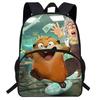 Zaino Scolastico Leggero per Bambini con Cartoni Animati, Zaino a Spalla Doppia con Supporto Ergonomico per la Schiena, Tessuto Oxford, per la 1ª-2ª Elementare