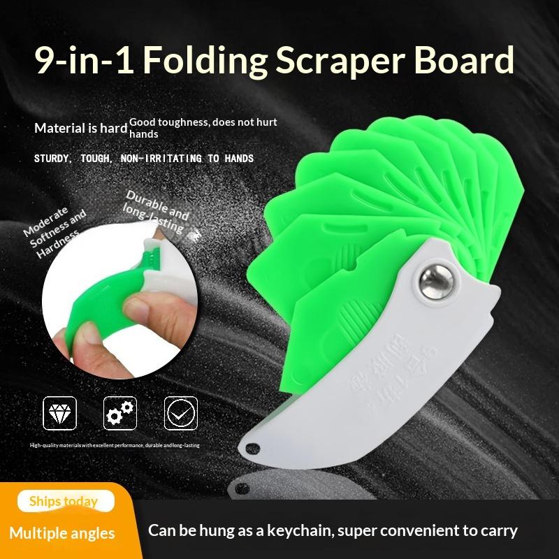 9-In-1 Silicone Caulking Tool Professional Sealant Spreading Joint Sealant Spreader Spatula Tile Window Grout Edge Removal Tool