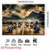 2D-Ebene 1 Stück künstlerischer Hintergrund für Motorradteam, geeignet für Wohnzimmer, Schlafzimmer und Büro