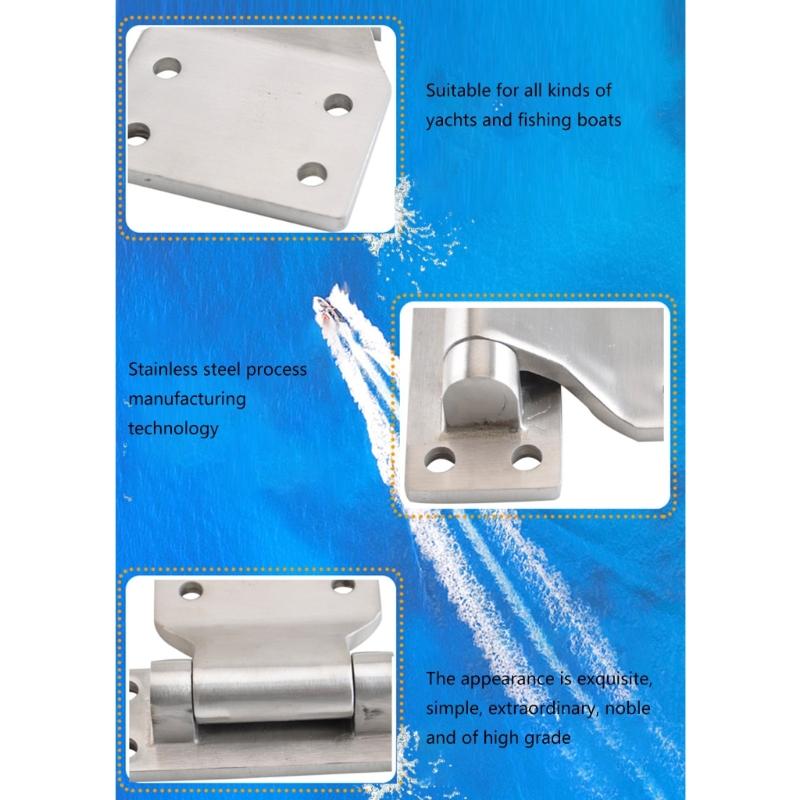 Stainless Steel Industrial Hinge Heavy Duty Cabinet Doors Hinges Machinery Industrial Equipment Hinge Easy to Use
