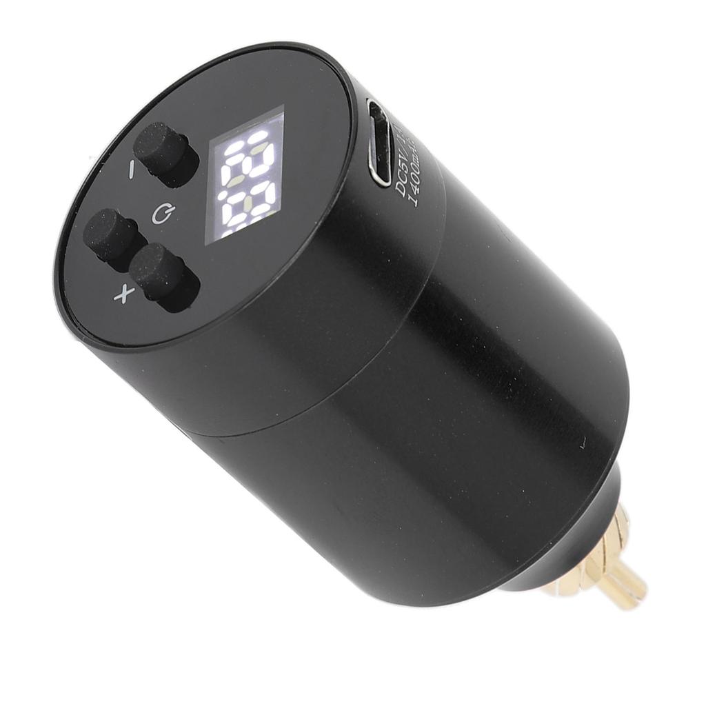 Tattoo Power Supply 1400mAh Wireless Tattoo Battery Voltage Interface Power Supply with Wire