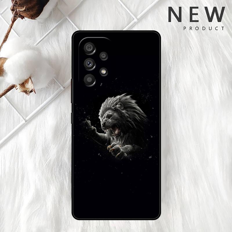 Wolf Löwe Tier Hülle Für Samsung Galaxy A54 A52 A14 5G A53 A12 A13 A71 A23 A34 A33 A21s Handyhülle