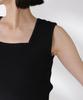 Nano Universe Square Crew Neck Rib Knit Tank Size F Women's 2-Way & Top, Gray, 020, 673-5222312