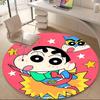 1PC Crayon Shin-chan Office Round Area Rug, Indoor Mat Suitable For Office, Under Office Chairs Bedroom Living Room Home Decor, Room Deco1100
