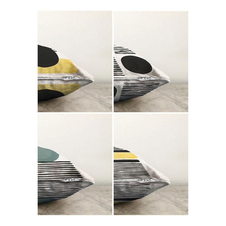 4 Pieces Double Sided Digital Printed Cushion Cover Set