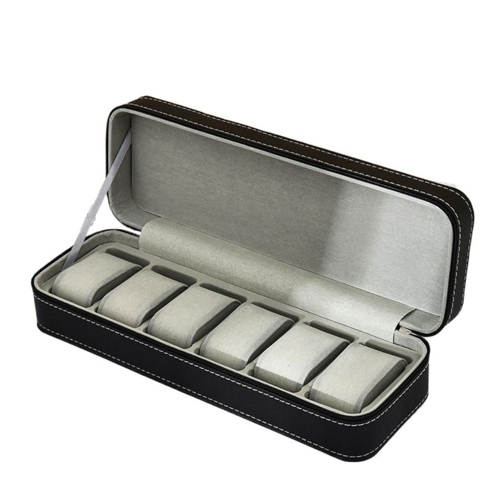 PU Watch Storage Box 6/10/12 Grids Watch Organizer Multipurpose Watch Display Box  Gift