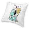 Breakfast At Tiffanys Square Pillowcase Polyester Linen Velvet Creative Zip Decorative Pillow Case Bed Cushion Cover