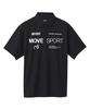 Move Sports Short Sleeve Limited UV Black Size M Men's T-Shirt, DESCENTE, Edition, Protection, Sweat-Wicking, Quick-Drying, Stretch, Sunscreen,